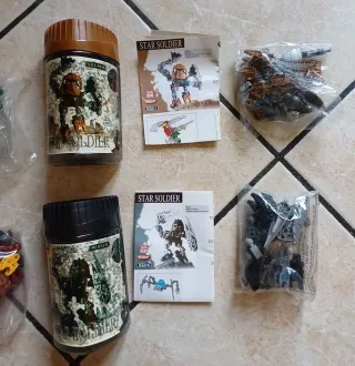 Digo Star Soldier lotto 4 CLONI dei Lego Bionicle