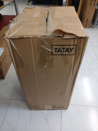 Tatay Cubos de Basura Reciclaje Easy Waste 20L | Set di 4 | Design Modulare e Impilabile | Coperchio con Sistema Click | Maniglia di Trasporto