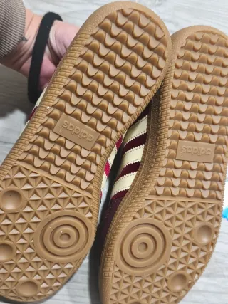 Adidas Samba Terciopelo Burdeos Talla 39 , 24,5cm