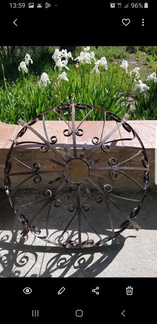 Reja de forja decorativa