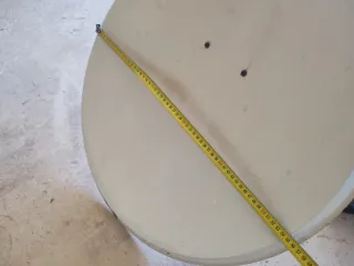 Antena parabólica con soporte pared