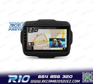 RADIO GPS ANDROID 14 PARA JEEP RENEGADE 15-20