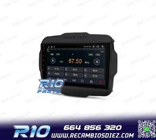 RADIO GPS ANDROID 14 PARA JEEP RENEGADE 15-20