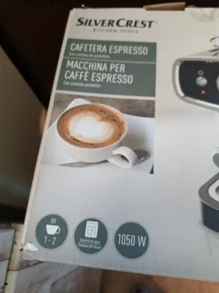 Cafetera Espresso SilverCrest 1050W