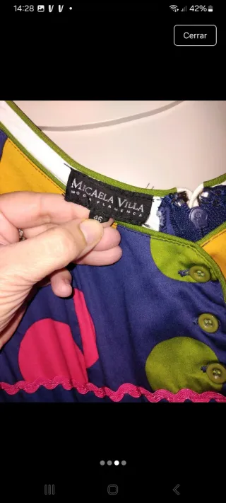 Abito flamenco con volant