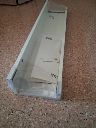 Estantería Cubo y Repisa Blanca