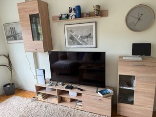 Muebles de salón madera clara