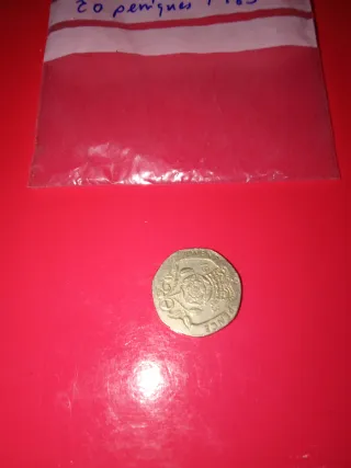 Moneda 20 peniques 1983