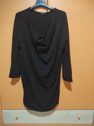 Vestito maglia nero