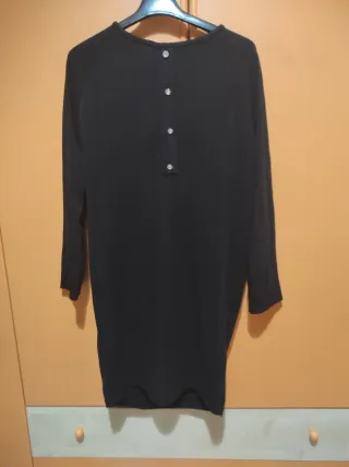 Vestito maglia nero