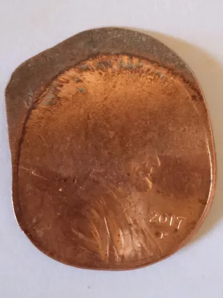 MONEDA 1 CENTAVO LINCOLN.1917P.ERROR RARÍSIMO.
