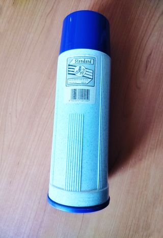 Thermos caffè Officine Standard blu/bianco