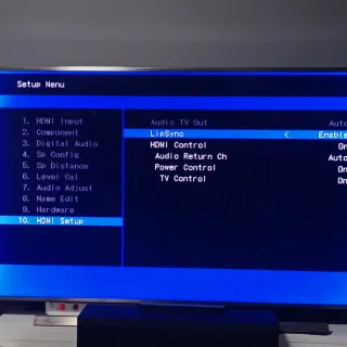 Receptor AV Onkyo TX-SR308 Negro.