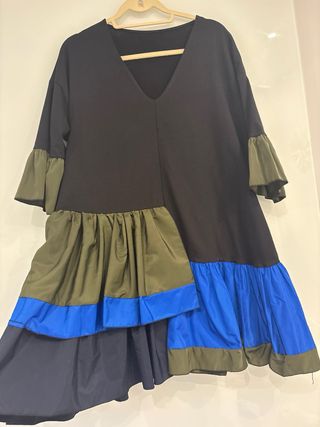 Vestido abullonado talla única