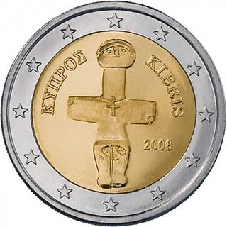 Moneda 2 Euros Chipre 2008
