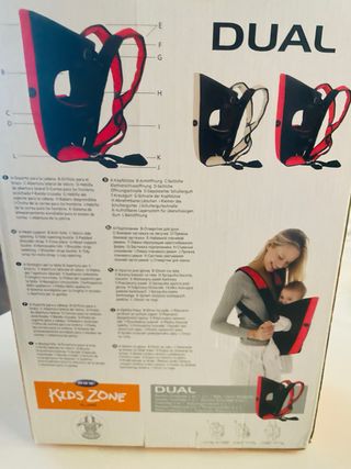 Portabebés Jane Kids Zone Dual Rojo