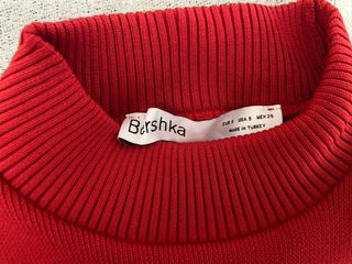 Jersey Bershka Rojo Talla XS
