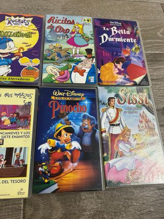 Lote Películas Disney VHS (Español)