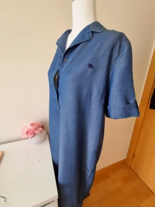 Vestido Burberry Azul tejano