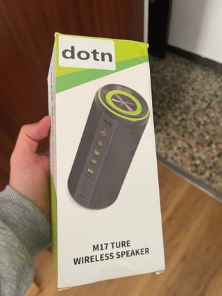 Altavoz portátil con luces