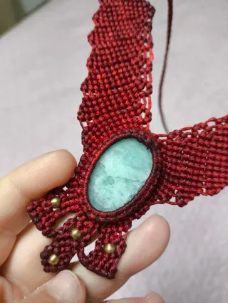 Conjunto Macramé: Pulsera y Collar