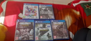 Lote 5 Juegos PS4: Call of Duty y Just Dance