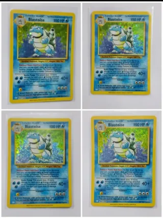 2 Cartas Pokémon Venusaur y Blastoise
