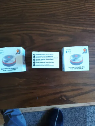 Lote 3 Balizas Coche V16 Conectadas DGT