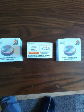Lote 3 Balizas Coche V16 Conectadas DGT
