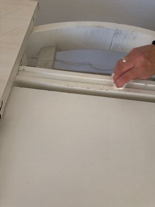 Mesa antigua redonda extensible madera