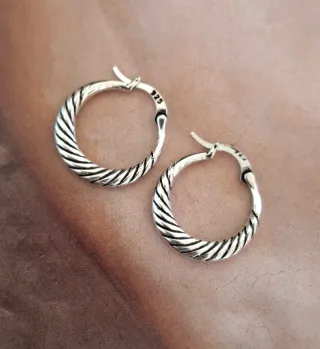 Pendientes Aro Plata 925