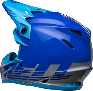 Casco Moto Negro y Blanco