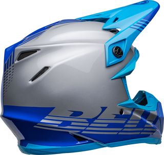 Casco Moto Negro y Blanco