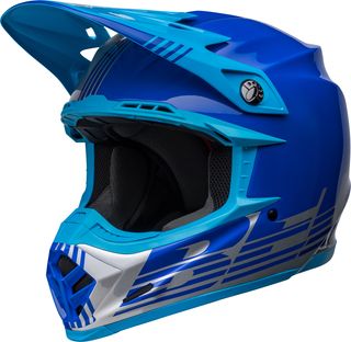 Casco Moto Negro y Blanco