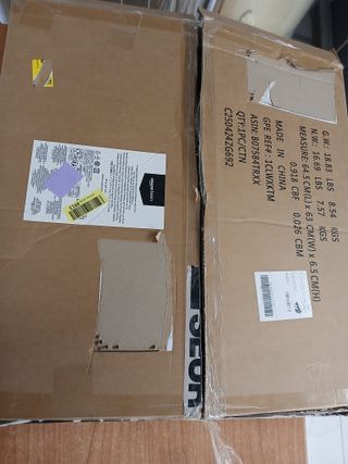 Parco ottagonale pieghevole in metallo per cani e animali di Amazon Basics, 61 cm, con porta, Nero