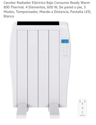 Cecotec Radiador Eléctrico Ready Warm 800