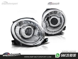 FAROS DELANTEROS LUPA PARA FIAT 500