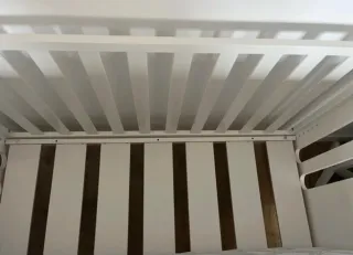 Cuna colchón bebé convertible en cama