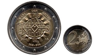 Moneda 2 Euros Karl der Große 2023