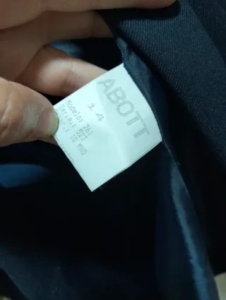 Traje de comunión niño azul marino
