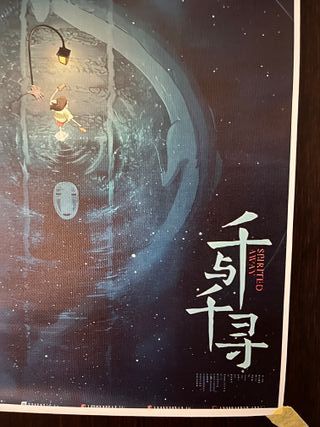 Poster La Città Incantata Studio Ghibli