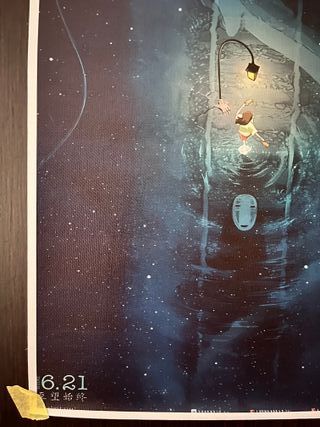 Poster La Città Incantata Studio Ghibli