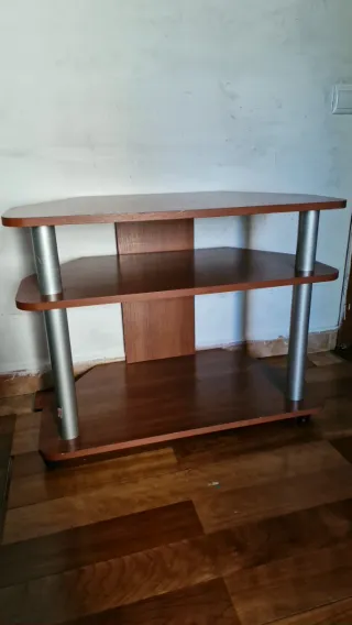 Mueble TV madera y metal