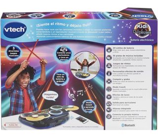 Batería Electrónica VTech Kidi Drums Infantil