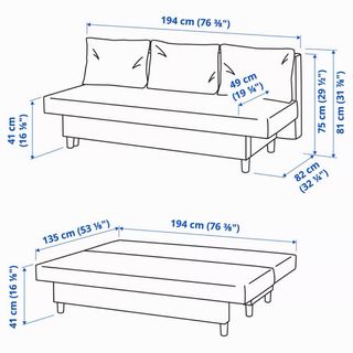 Sofá cama 3 plazas beige grisáceo