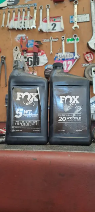 Aceite Fox 5wt y 20wt Suspensión