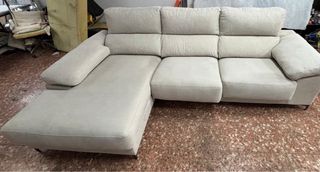 Sofá modular beige tela