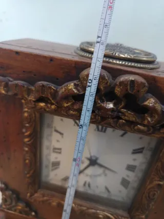 Orologio noce con fiocco e movimento tedesco