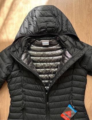 Chaqueta Columbia Negra Térmica Mujer