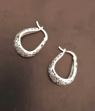 Pendientes vintage plata 925